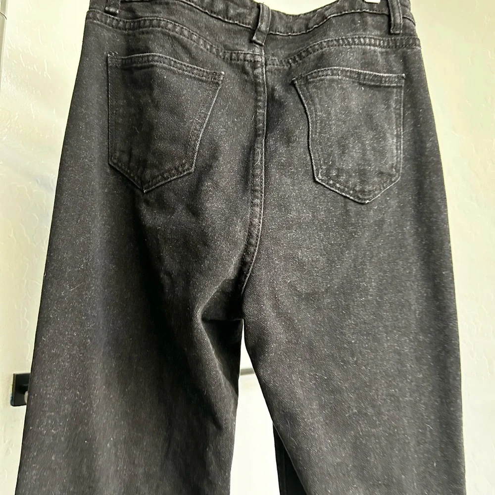 SHEIN black boyfriend distressed jeans - Picture 10 of 14